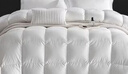 无印良品100%白鹅羽毛被子 羽毛绒丝冬被 秋冬被芯约5.9斤200*230cm白色 实拍图