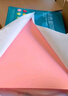 得力（deli）A4 80g浅红粉红色复印纸 彩色非厚卡纸儿童手工纸 图文打印 5包/箱 (2500张/箱) 【企业优选】 实拍图