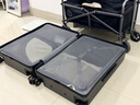 地平线8号（LEVEL8）行李箱密码拉杆箱男女托运大容量万向轮学生旅行者PC箱 24英寸灰 实拍图