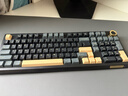 京东京造JZ990Pro三模无线蓝牙有线办公游戏键盘电竞PBT键帽RGB送男友独立数字区续航外设机械键盘鎏金黑 实拍图
