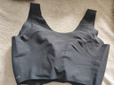 ubras虞书欣同款无尺码内衣女无痕隐形3A抗菌无钢圈文胸罩黑色常规版 实拍图