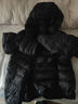 鸭鸭（YAYA）佟丽娅同款轻薄羽绒服女新款秋冬季休闲短款连帽轻便韩版排骨外套 黑色 L 实拍图