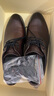 VOLO犀牛男鞋商务正装皮鞋休闲男士内增高透气德比鞋 卡其内增高 39 实拍图