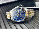 劳力士2026新款瑞士原装手表男士全自动机械表防水夜光高档男表 R3207间金蓝盘+进口机芯 实拍图