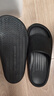 朴西香蕉船情侣凉拖鞋女浴室不易滑室内居家四季拖鞋男 黑色 42-43 实拍图