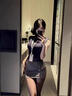 浪莎情趣内衣纯欲风秘书包臀裙御姐修身无袖半身裙sm羞耻夫妻刺激制服 实拍图