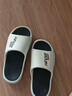 安尚芬防臭凉拖鞋男士夏季潮流户外穿厚底防滑耐磨EVA软底大码拖鞋男款 白色 41-42 标准码 实拍图