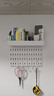 班哲尼洞洞板免打孔玄关置物桌面书衣架墙面厨房挂钩收纳柜配件定制套装 实拍图