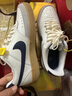 耐克NIKE板鞋男复古COURT VISION运动鞋HF1068-133帆白/深藏青42 实拍图
