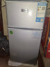 志高（CHIGO）小冰箱迷你小型家用冷藏冷冻两用宿舍出租房用双门办公室电冰箱节能省电 【一级能效】58L银色【三天约一度电】 实拍图