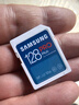 三星（SAMSUNG）128GB SD存储卡 高速PRO蓝卡 U3SD相机内存卡支持微单/单反相机4K视频 读速180MB/s写速130MB/s 实拍图