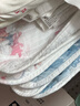 嫚熙（EMXEE）婴儿纱布浴巾大尺寸洗澡包裹包巾 【新品】梦幻乐园 110×110cm 实拍图