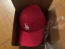 MLB官方 KARINA同款男女时尚百搭软顶棒球帽遮阳帽户外春夏CP77 洛杉矶道奇队/粉红色 均码 实拍图