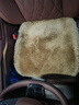 迪加伦 澳洲羊毛汽车坐垫 冬季毛绒汽车坐垫 羊皮毛一体 沙发座椅垫 车载车用坐垫 前排单片-棕色 实拍图
