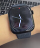 Apple/苹果 Watch Series 10 智能手表蜂窝款46毫米亮黑色铝金属表壳浓墨色回环式运动表带MWYL3CH/B 实拍图