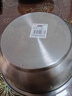 美厨（MAXCOOK）加厚304不锈钢汤盆24CM 洗菜盆调料盆和面盆MCWATP24 加宽加深 实拍图