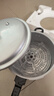 双喜高压锅铝合金燃气电磁炉通用防爆家用压力锅26CM/9.5L【蒸格款】 实拍图