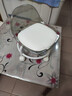 亚克力小凳子静音带万向轮儿童学步凳网红小椅子滑轮矮凳浴室凳 颜色随机【活动款】 实拍图