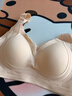猫人无痕内衣女士无钢圈文胸大胸显小提拉聚拢上托防下垂薄粉底液胸罩 实拍图
