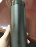 米家 保温杯 316不锈钢水杯 男女士杯子 大容量茶杯便携 350ml黑色 实拍图