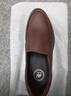 骆驼牌 皮鞋男士商务休闲鞋软底软皮爸爸懒人鞋子W932263660棕色43 实拍图