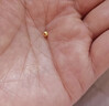 洲足金999金珠黄金小金珠金豆古法金珠DIY配件散珠隔珠路路通转运珠 3mm金珠  合单满 0.16g 包邮 单颗约0.01g 实拍图