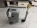 爱尔威（Airwheel）电动行李箱可骑行智能拉杆登机箱可坐可代步20英寸SL豪华版一银 实拍图