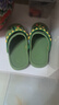 B.Duck小黄鸭童鞋儿童拖鞋男童透气洞洞鞋女童可爱家居鞋0954绿色28 实拍图