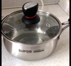 苏泊尔SUPOR小红圈304不锈钢奶锅煮面锅辅食锅16cm明火专用ST16H1 实拍图