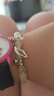 kt猫爱心铃铛diy手链女手工串珠闺蜜手环送女友礼物学生 1个装【kt猫爱心铃铛手链】 实拍图