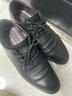 红蜻蜓真皮男鞋秋冬舒适商务休闲皮鞋高级正装德比鞋婚鞋WTA7376黑色42 实拍图