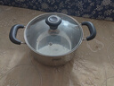 爱仕达（ASD）汤锅 304不锈钢小汤锅 蒸锅复底炖煮锅 20CM燃气电磁炉通用奶锅B1 实拍图