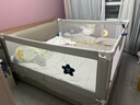 丸丫K2婴儿床围栏宝宝防摔防护栏床边防摔防掉档板免打孔三面1.8+2+2 实拍图