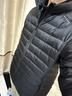 京东京造羽绒服男款轻薄立领白鸭绒男士新年衣服外套 黑色 L 实拍图