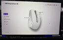罗技（Logitech）大师系列 MX Anywhere 3S 静音鼠标 无线蓝牙双模鼠标 商务办公 便携鼠标 太空银 接收器另购 实拍图