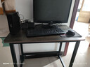 煜柠苑 电脑桌台式家用简约卧室长条桌学生写字学习桌子书台桌办公大桌 加固升级-黑架灰橡木-80*50高74 实拍图