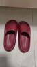 朴西新款EVA踩屎感厚底拖鞋女士居家室内情侣拖鞋男 安哥拉红 37-38 实拍图