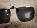 京东京造【近视夹片】偏光太阳镜夹片 墨镜男女开车骑行眼镜 加大方形框 实拍图