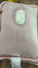 彩虹热水袋暖手宝充电暖宝宝暖水袋注水暖手袋热敷暖肚子 粉色 实拍图