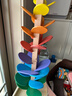 木丸子彩虹音乐树 拼插花瓣木质滚珠轨道玩具积木男孩女孩礼物音乐树 实拍图