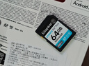 金士顿佳能索尼尼康相机卡4K超高清SD内存卡UHS-I单反微单专用高速存储卡U3 V30 SDG4/64G【SDXC丨读速200MB/s】 实拍图