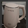 九阳（Joyoung）热水壶烧水壶电水壶 双层壶体 304不锈钢 1.5L家用0胶水电水壶 K15FD-W112 实拍图