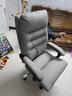 顾全C533家用老板椅舒适久坐办公椅电脑椅可躺工学椅子环保真皮座椅 浅咖 超纤皮（推荐) 实拍图