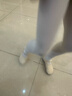浪莎儿童丝袜女白色舞蹈袜丝袜连裤袜女童打底裤袜小脚丫防滑连体袜子 实拍图