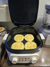 美的（Midea）电饼铛 电饼档家用上下盘可拆 电蒸锅火锅炒锅煎饼烙饼 三明治机早餐机75mm加深火力可调JKC2875新 实拍图