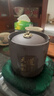 京东物流 紫砂陶瓷烟灰缸男士家用防飞灰密封茶几装饰摆件 天道酬勤带盖-烟灰缸1个装 实拍图