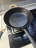 九铸28cm深煎锅铸铁锅加厚平底锅生铁无涂层不粘锅燃气灶电磁炉煎炒锅 实拍图