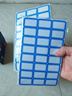 NVV 标签贴纸 1392枚39*25mm不干胶贴纸 自粘性标贴口取纸姓名贴价格标签文具便利贴BQ-392502蓝色 实拍图