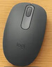 罗技（Logitech）M196 无线蓝牙鼠标 办公鼠标 笔记本商务办公家用 小巧便携 对称手型 石墨灰 实拍图
