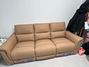 芝华仕头等舱国民金典30653真皮零靠墙电动沙发卡其2.28m现代简约客厅 实拍图